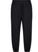 High-waisted jersey balloon trousers, Black, Packshot image number 0