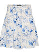 Short skirt with smocked waist, Blue, Packshot image number 0