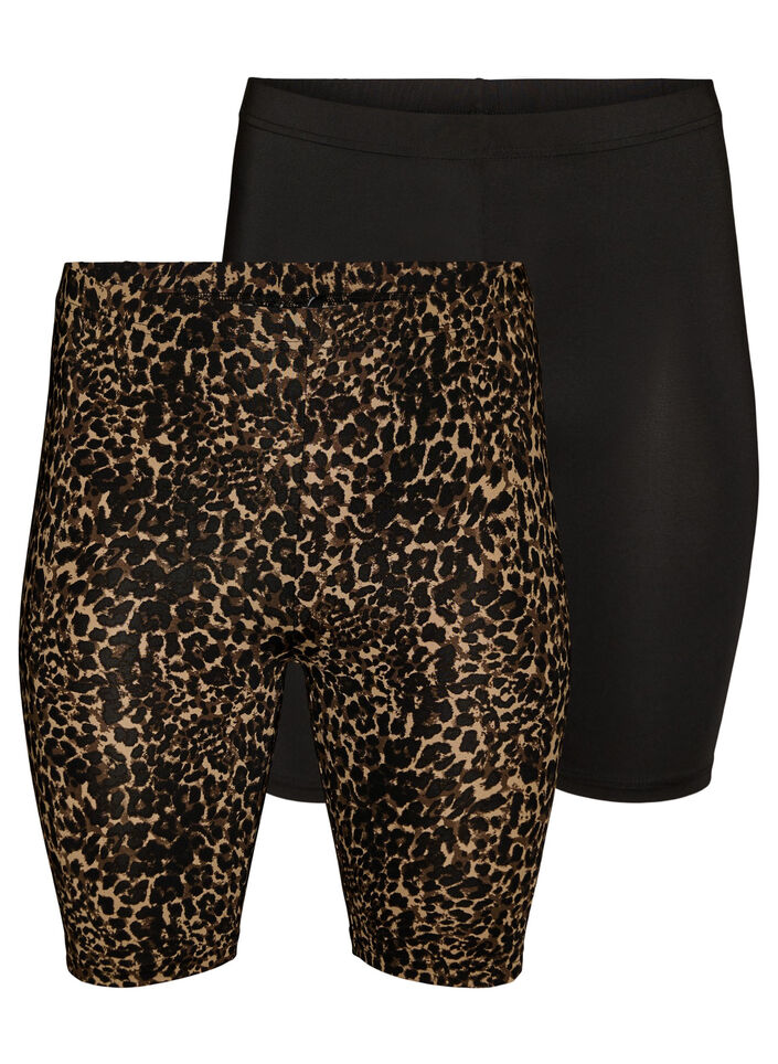 2-pack cycle shorts, Brown, Packshot image number 0