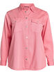 Denim shirt with chest pockets, Rose, Packshot image number 0
