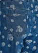 Gemma high-waisted floral jeans, Blue, Packshot image number 3