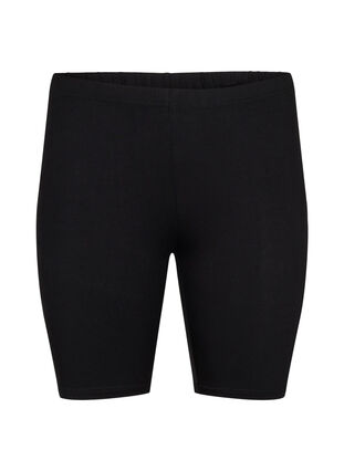 2-pack viscose cycling shorts, Black/Black, Packshot image number 3