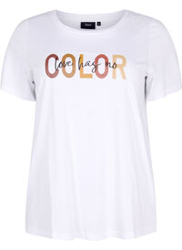 T-shirt in cotton with print
