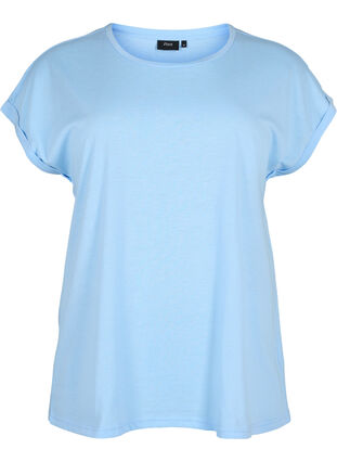 Short sleeve cotton blend T-shirt, Serenity, Packshot image number 0