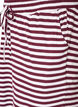 Striped pyjama bottoms with a high waist and wide legs, Red, Packshot image number 2