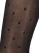 40 denier polka dotted tights, Black, Packshot image number 1