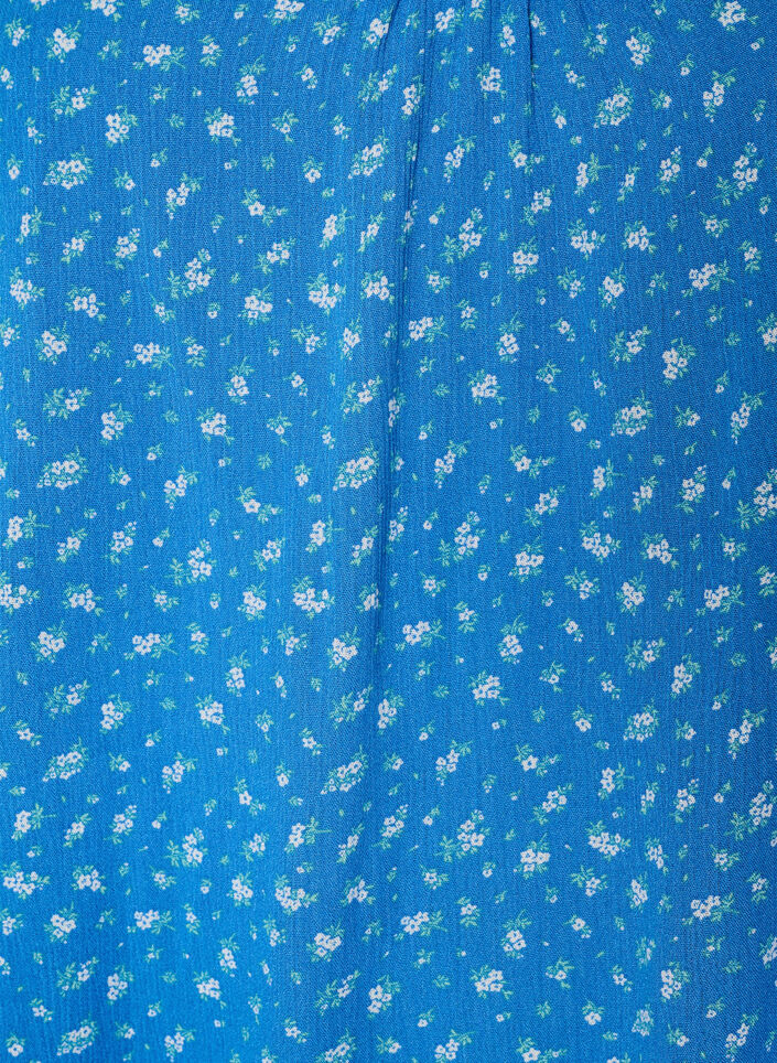 Strap top in viscose, Blue, Packshot image number 2