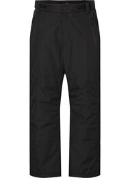 Ski trousers with adjustable waist, Black, Packshot