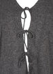Knitted cardigan with tie details, Dark Grey Melange, Packshot image number 2