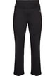 Bootcut training tights with a high waist, Black, Packshot image number 0