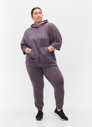 Loose joggers with pockets, Rabbit, Model image number 0