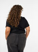 Christmas t-shirt in organic cotton, Black, Model image number 2