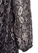 Long shirt with snake print, Dark Grey, Packshot image number 3