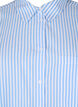 Long striped shirt with 3/4 sleeves, Light Blue, Packshot image number 2