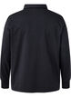 Long-sleeved polo shirt, Black, Packshot image number 1