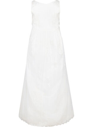 Sleeveless v-neckline wedding dress, Star White, Packshot image number 1