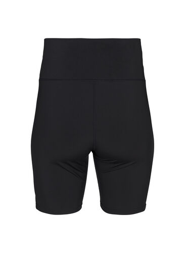 Tight-fitting workout shorts, Black, Packshot image number 1