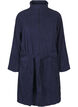 Terry bathrobe with a zipper, Navy Blazer, Packshot image number 0