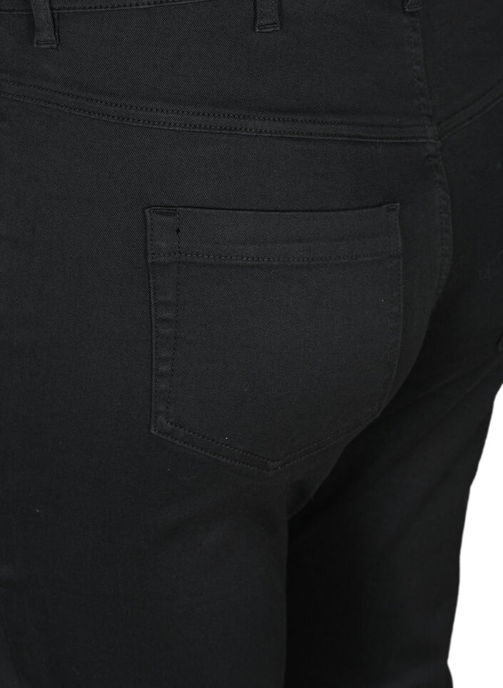 Slim fit Emily capri jeans, Black, Packshot image number 3