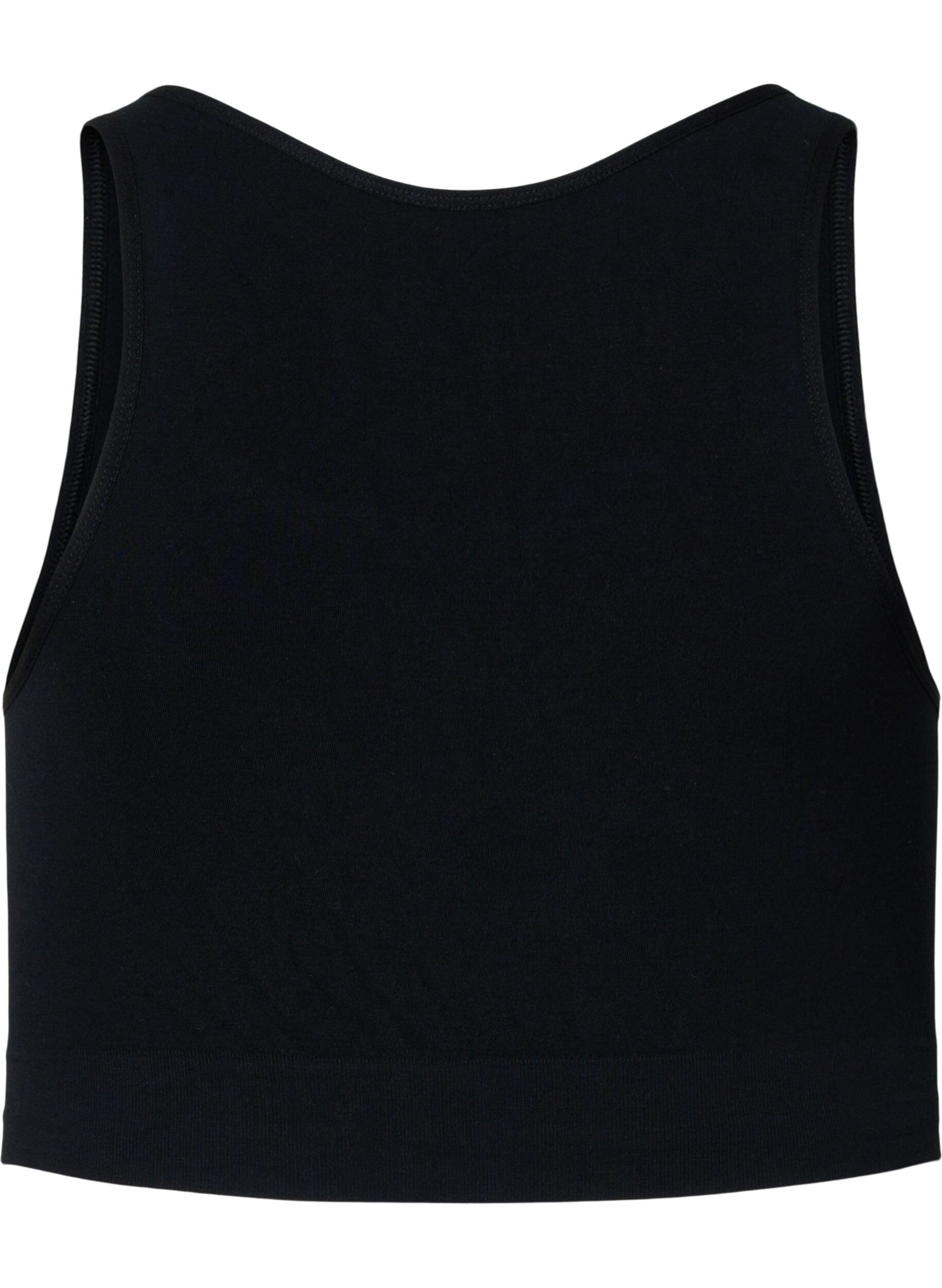 Zizzifashion Soft bra with mesh, Black, Packshot image number 1