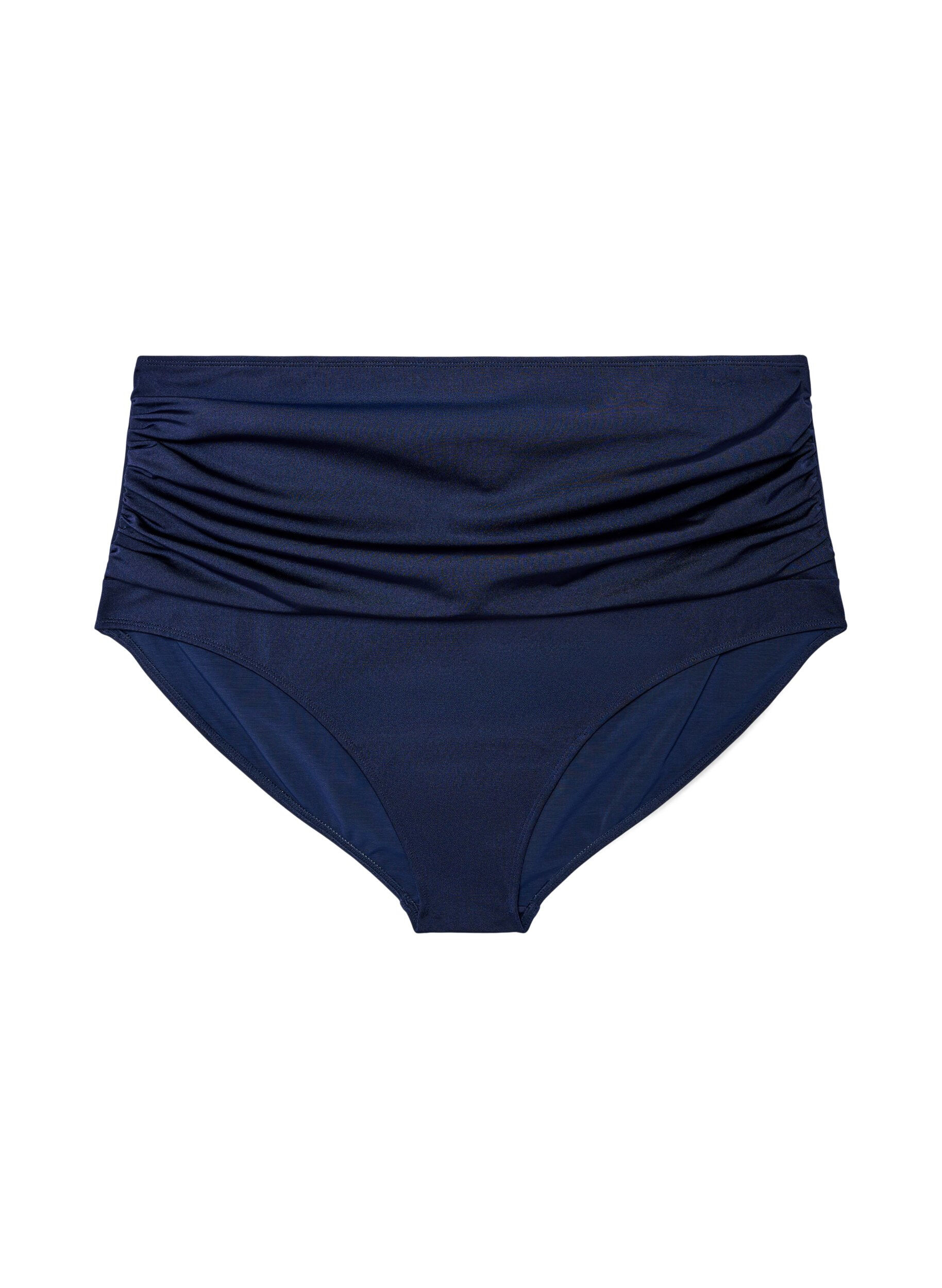 ZizzifashionBikini briefs with draping and high waist, Blue, Packshot image number 0