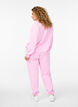 High-waisted sweatpants, Pink, Model image number 1