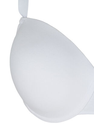 Bra with moulded cups and underwire, Bright White, Packshot image number 2