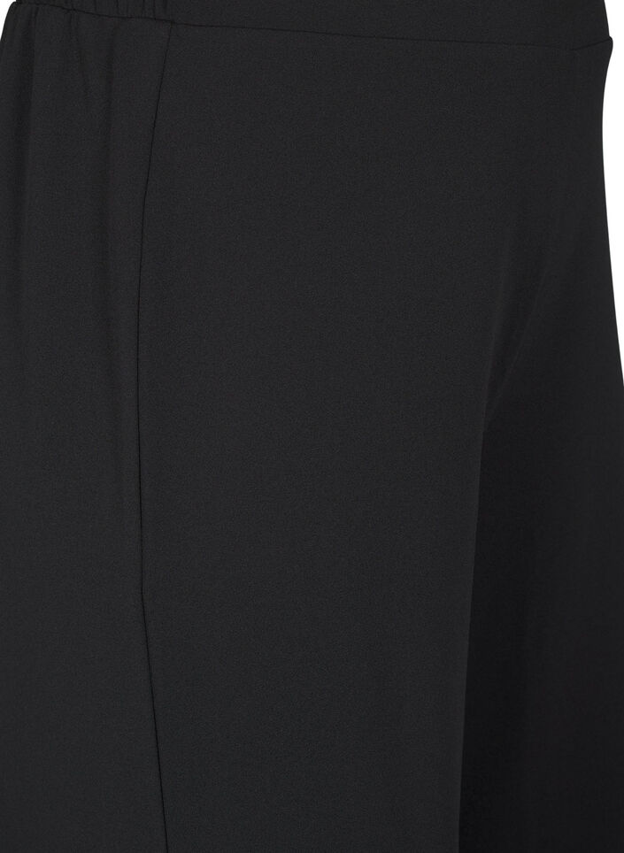 FLASH - Wide-leg trousers, Black, Packshot image number 2