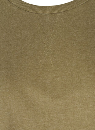 Plain 2/4 sleeve tunic, Ivy Green Mel., Packshot image number 2