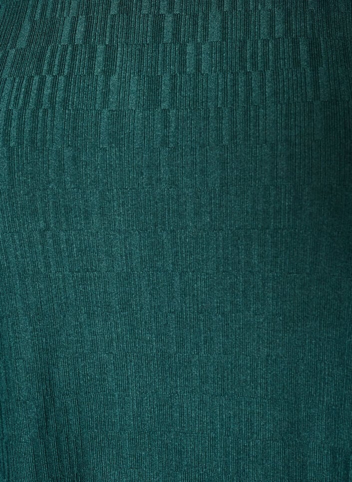 Dress with a balloon shape and structure, Green, Packshot image number 2