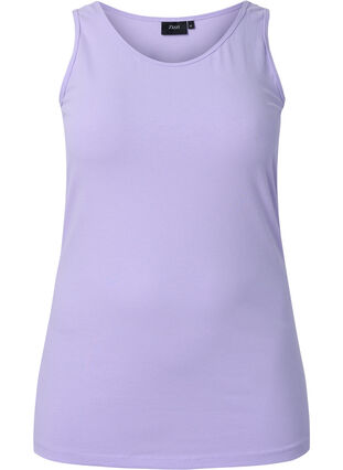 Cotton basic top, Lavender, Packshot image number 0