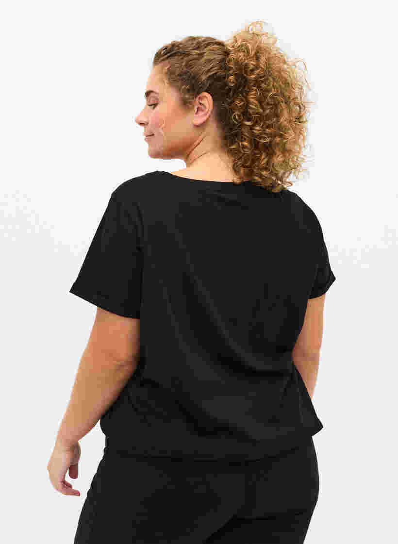 Sports t-shirt with print, Black Citadel, Model image number 1