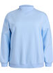 Sweatshirt with high neck and long sleeves, Light Blue, Packshot image number 0