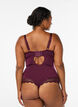 Underwired lace body with strap detail, Red, Model image number 1