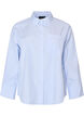Striped shirt with wide cuffs, Light Blue, Packshot image number 0