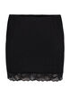 2-pack top extender with lace trim, Black/Black, Packshot image number 3