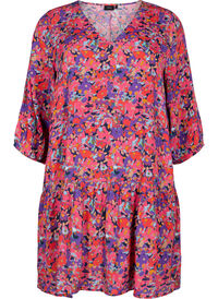 Viscose tunic with A-line cut