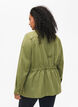 Army jacket with drawstring waist, Aloe, Model image number 1