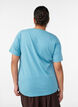 T-shirt with motif, Blue, Model image number 2