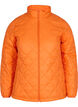 Lightweight quilted jacket with zip and pockets, Mandarin Orange, Packshot image number 0