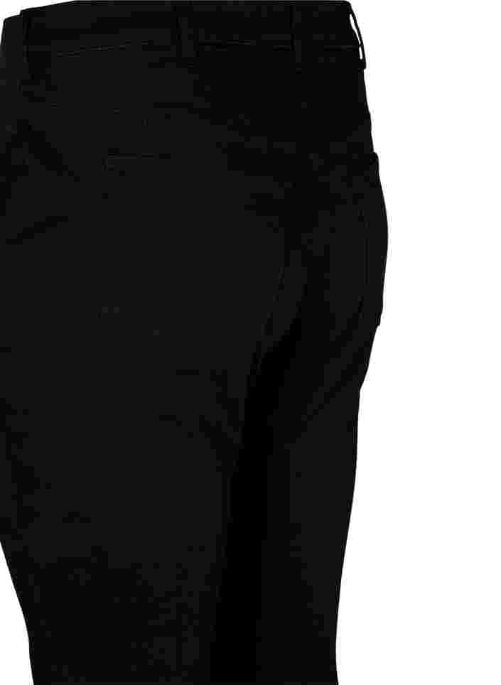 Super slim Amy jeans with elasticated waist, Black, Packshot image number 3