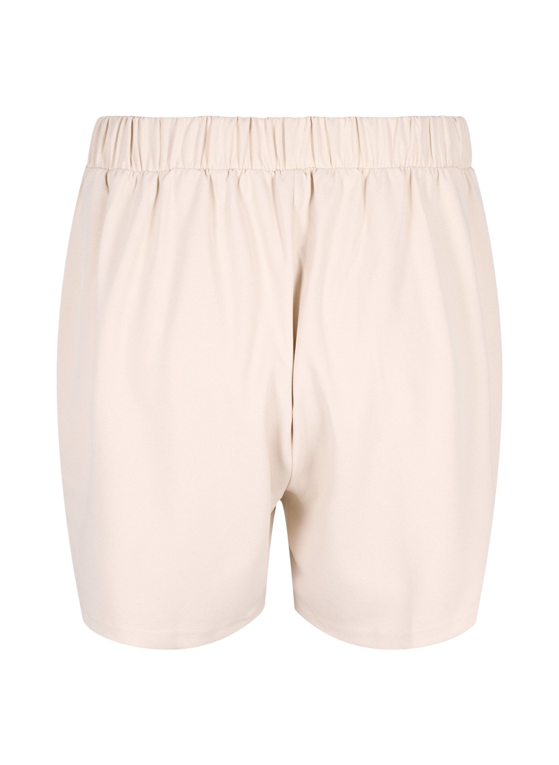 Zizzifashion Loose shorts with pockets, Beige, Packshot image number 1