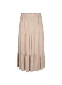 Long skirt with elasticated waist