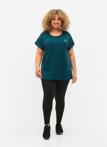 Training t-shirt with round neck, Deep Teal, Model image number 2