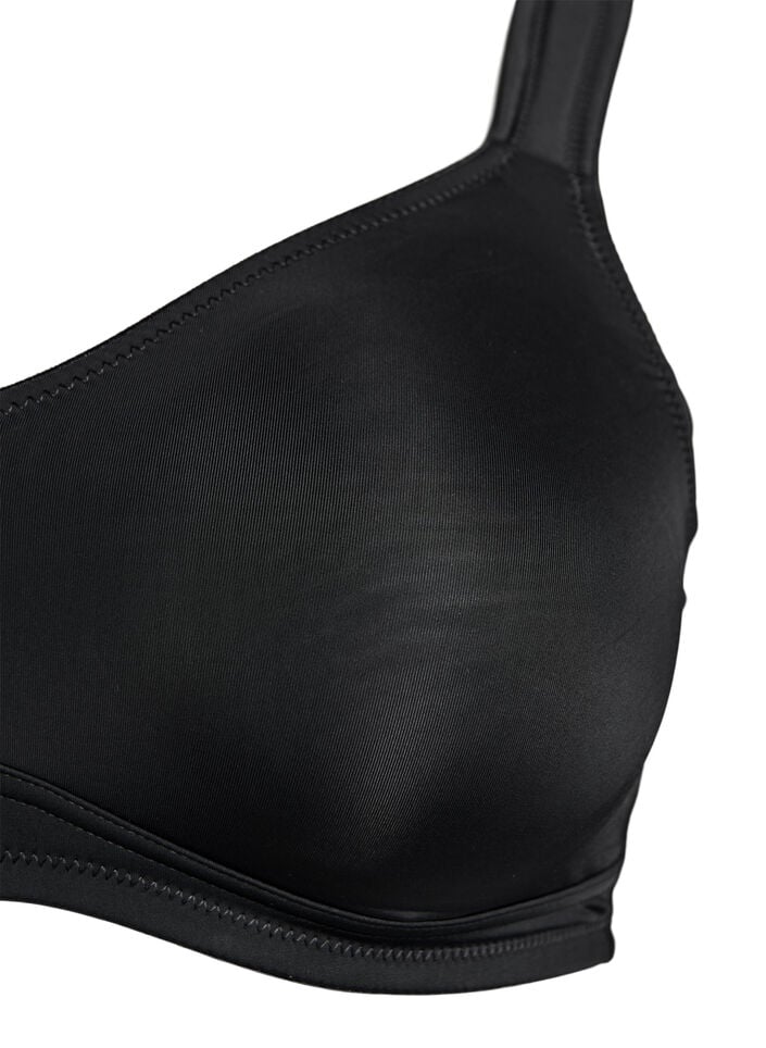 Comfort bra with padded straps, Black, Packshot