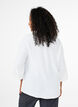 Blouse with 3/4 sleeves, Vanilla, Model image number 2