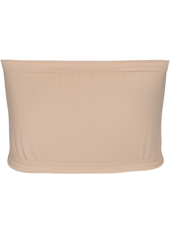 Tube bra, Beige, Packshot