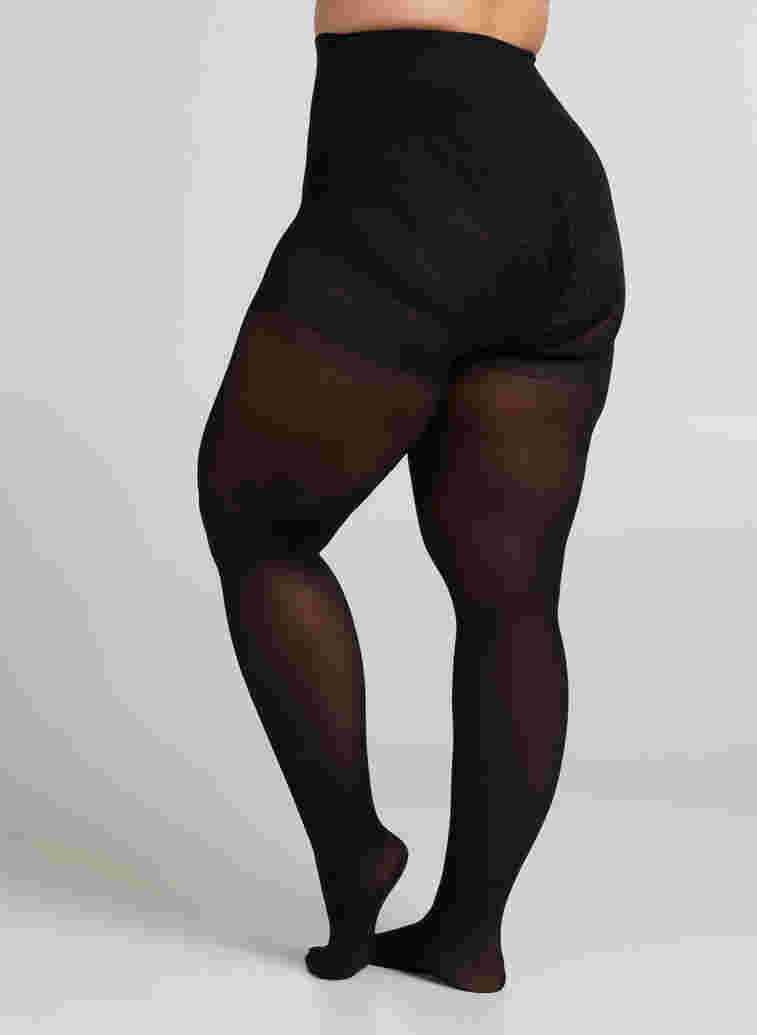 60 denier tights with push up and shaping effect, Black, Model