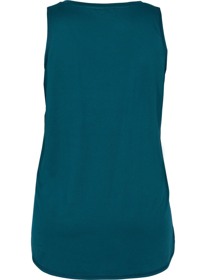 Sports top with V-neck, Green, Packshot image number 1