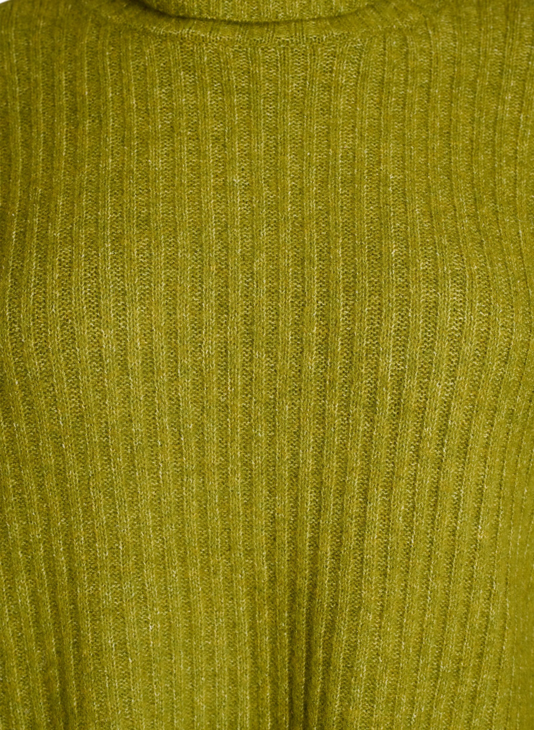 ZizzifashionKnitted top with turtleneck, Green, Packshot image number 2